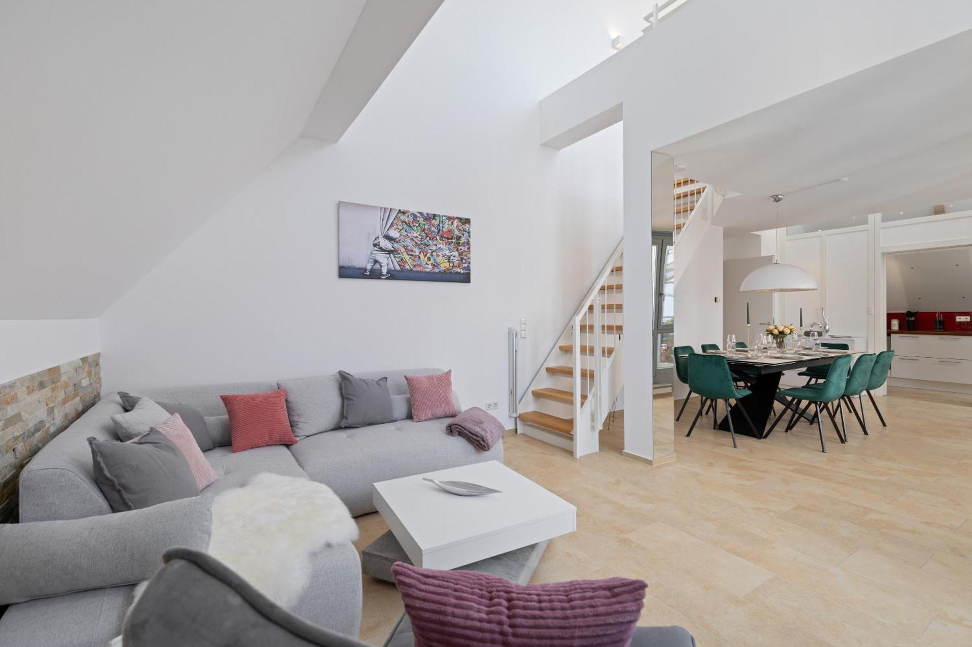 Helloflats - Luxus-Penthouse - Balkon - Parking - Zentrum - Therme - Naehe Flughafen Muc Erding Exterior foto
